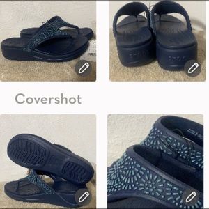 Crocs🐊 Monterey Diamanté wedge sandals Sz9